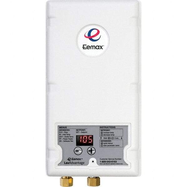 Eemax - 240 Volt Electric Water Heater - 9.5 KW, 40 Amp, 8 AWG Wire Gauge - Exact Industrial Supply