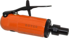 Dotco - 1/4" Collet, Straight Handle, Air Straight Die Grinder - 30,000 RPM, Front Exhaust, 16 CFM, 0.3 hp, 90 psi, 1/4" Inlet - Exact Industrial Supply