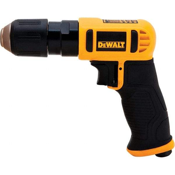 DeWALT - Air Drills Chuck Size: 3/8 Chuck Type: Keyless - Exact Industrial Supply