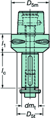 C53911027025 CAPTO ADAPTER - Exact Industrial Supply