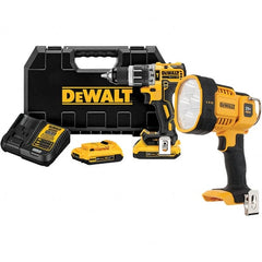 DeWALT - 20V 1/2" Chuck Cordless Hammer Drill - Exact Industrial Supply