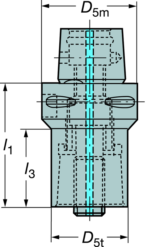 C63910250080A ADAPTER CAPTO - Exact Industrial Supply