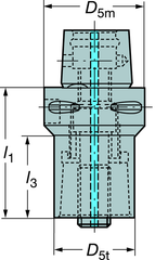 C63910240080A ADAPTER CAPTO - Exact Industrial Supply