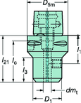 C53912000650 CAPTO ADAPTER - Exact Industrial Supply