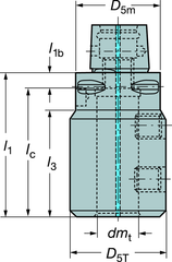 C43912725077 CAPTO ADAPTER - Exact Industrial Supply