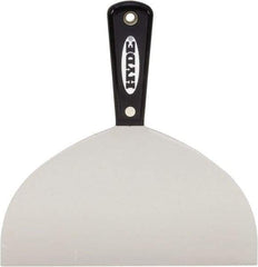 Hyde Tools - 8" Wide Flexible Blade Carbon Steel Joint Knife - Flexible, Nylon Handle - Exact Industrial Supply