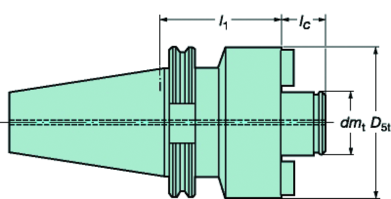 A2F055060080 FACEMILL HOLDER - Exact Industrial Supply