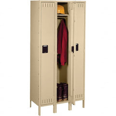 Tennsco - 3 Door, 1 Tier, Welded Locker - Exact Industrial Supply