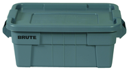 Brute 20 Gallon Tote - Lid snaps tight - Ribbed bottom - Exact Industrial Supply