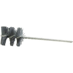 Brush Research Mfg. - 2-1/4" Bore Diam, 320 Grit, Silicon Carbide Flexible Hone - Medium, 2" OAL - Exact Industrial Supply