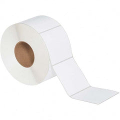Value Collection - Pack of 4 Rolls, 1,500 Labels per Roll, 4" x 4" White Topcoated Facestock Thermal Labels - Exact Industrial Supply