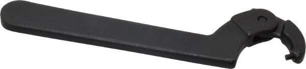 Proto - 3/4" to 2" Capacity, Black Oxide Finish, Adjustable Pin Spanner Wrench - 6-3/8" OAL, 1/8" Hook Pin Height - Exact Industrial Supply