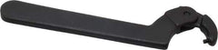 Proto - 3/4" to 2" Capacity, Black Oxide Finish, Adjustable Pin Spanner Wrench - 6-3/8" OAL, 1/8" Hook Pin Height - Exact Industrial Supply