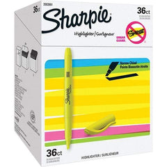 Sharpie - Markers & Paintsticks Type: Marker Color: Yellow - Exact Industrial Supply
