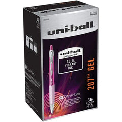 Uni-Ball - Pens & Pencils Type: Retractable Gel Color: Black - Exact Industrial Supply