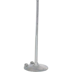 Vestil - 17-3/8" Wide x 48" High Sign Compatiblity, Steel Sign Stand - Silver - Exact Industrial Supply