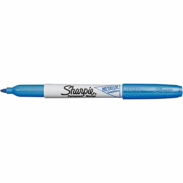 Sharpie - Markers & Paintsticks Type: Permanent Color: Sapphire - Exact Industrial Supply