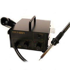 Hakko - Soldering Stations Type: SMD Rework Station Power Range/Watts: 5W-For Station; 80W-For Iron - Exact Industrial Supply