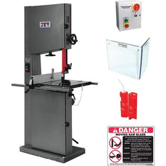 Vertical Bandsaw: Step Pulley Drive, 12″ Height Capacity 1 Phase, 115 & 230V, 1.5 hp, 19″ Table Length, 19″ Table Width