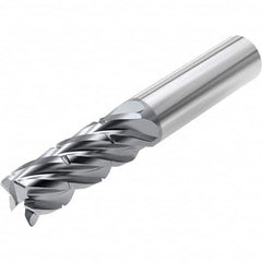 Niagara Cutter - 3/4" Diam 5 Flute Solid Carbide 0.0312" Corner Radius End Mill - Exact Industrial Supply