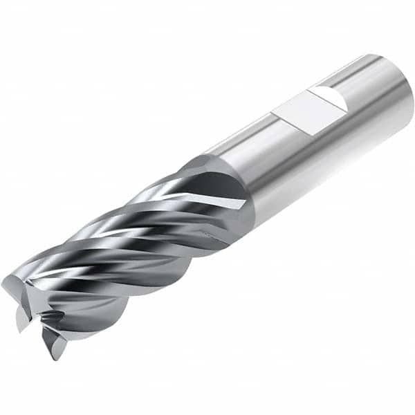 Niagara Cutter - 5/8" Diam 5 Flute Solid Carbide 0.0312" Corner Radius End Mill - Exact Industrial Supply