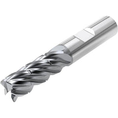 Niagara Cutter - 5/8" Diam 5 Flute Solid Carbide 0.0312" Corner Radius End Mill - Exact Industrial Supply