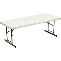 Ability One - 30" Long x 72" Wide x 29" High, Folding Table - Exact Industrial Supply