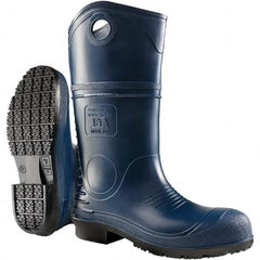 Work Boot: Size 5, 14″ High, Polyvinylchloride, Steel Toe Blue, Standard Width