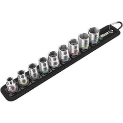 Wera - Hex & Torx Bit Socket Sets Type: Hex Bit Socket Set Drive Size: 3/8 - Exact Industrial Supply