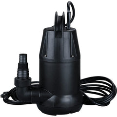 Submersible Pump: 3.3 Amp Rating, 120V, Hand Operated Polypropylene Housing