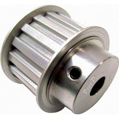 Power Drive - Timing Belt Pulleys   Pulley Type: Hub & Flanges    Number of Teeth: 17 - Exact Industrial Supply