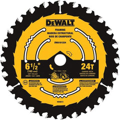 DeWALT - Wet & Dry-Cut Saw Blades   Blade Diameter (Inch): 6-1/2    Blade Material: Tungsten Carbide-Tipped - Exact Industrial Supply