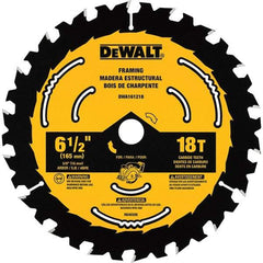 DeWALT - Wet & Dry-Cut Saw Blades   Blade Diameter (Inch): 6-1/2    Blade Material: Tungsten Carbide-Tipped - Exact Industrial Supply