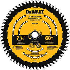 DeWALT - Wet & Dry-Cut Saw Blades   Blade Diameter (Inch): 7-1/4    Blade Material: Tungsten Carbide-Tipped - Exact Industrial Supply