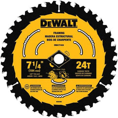 DeWALT - Wet & Dry-Cut Saw Blades   Blade Diameter (Inch): 8-1/4    Blade Material: Tungsten Carbide-Tipped - Exact Industrial Supply