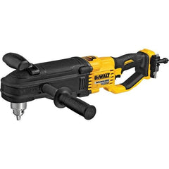 DeWALT - 60 Volt 1/2" Chuck Inline Handle Cordless Drill - 1320 RPM, Keyed Chuck, Reversible, Lithium-Ion Batteries Not Included - Exact Industrial Supply