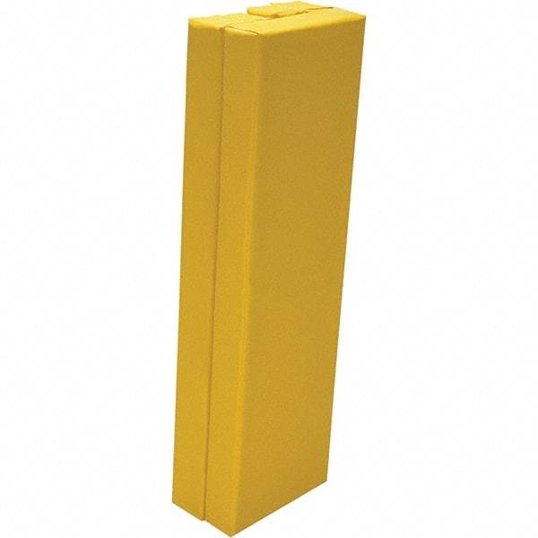 Vestil - 3" High, Column Protector - Fits 5" Columns, Yellow - Exact Industrial Supply