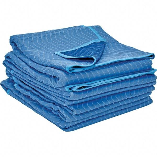 Vestil - 80" Long x 72" Wide Polyester Tarp & Dust Cover - Blue - Exact Industrial Supply