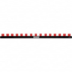 Stanley - Socket Holders & Trays Type: Clip Rail Drive Size: 1/2 - Exact Industrial Supply