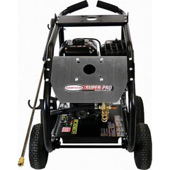 Simpson - Gas, 11.7 hp, 4,400 psi, 4 GPM, Cold Water Pressure Washer - AAA Triplex, 50' x 3/8" Hose - Exact Industrial Supply