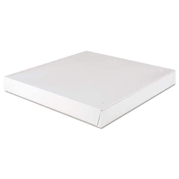 SCT - Paperboard Pizza Boxes,16 x 16 x 1 7/8, White, 100/Carton - Exact Industrial Supply