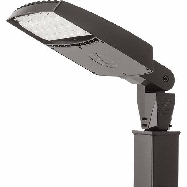 Lithonia Lighting - Floodlight Fixtures Mounting Type: Slipfitter Mount Housing Color: Dark Bronze - Exact Industrial Supply