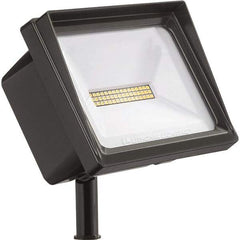 Lithonia Lighting - Floodlight Fixtures Mounting Type: Knuckle Mount Housing Color: Dark Bronze - Exact Industrial Supply