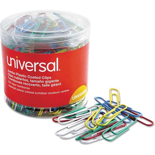 UNIVERSAL - Binder Clips Binder Type: Paper Fastener Color: Assorted - Exact Industrial Supply