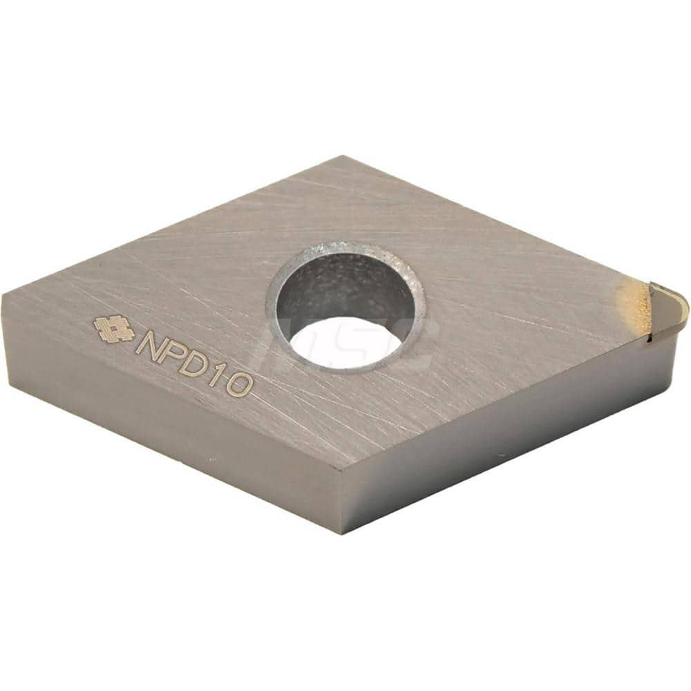 Turning Insert:  DNMA433RH NPD10,  Polycrystalline Diamond Uncoated Finish,  Neutral,  0.0748″ Long,  0.0472″ Corner Radius,  55.0 &deg N/A Diamond,  Series  NPD10