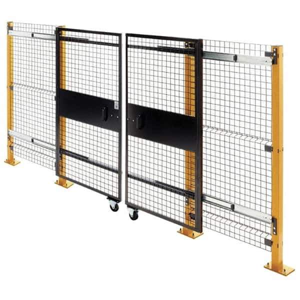 Husky - 6' Wide x 6' High, Double Sliding Door for Temporary Structures - Exact Industrial Supply