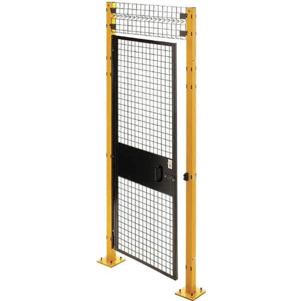 Husky - 4' Wide x 6' High, Swing Door for Temporary Structures - Exact Industrial Supply