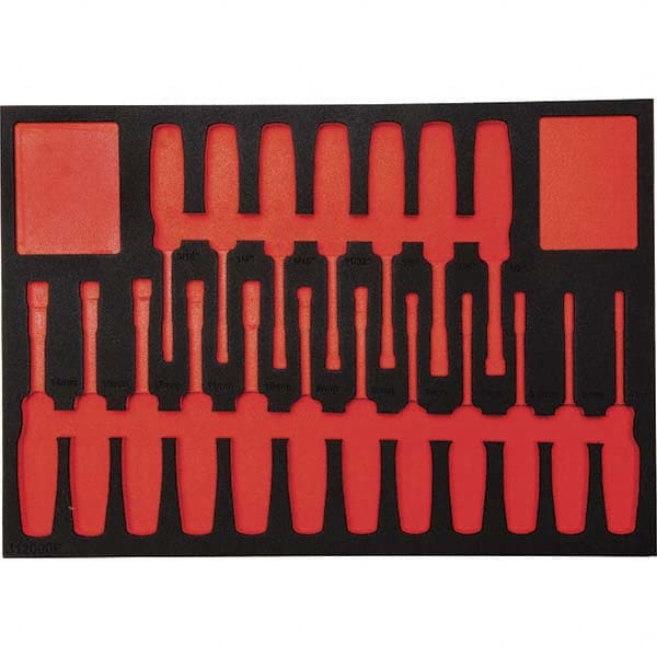 Proto - Tool Box Case & Cabinet Inserts Type: Foam Insert For Use With: J12000 - Exact Industrial Supply