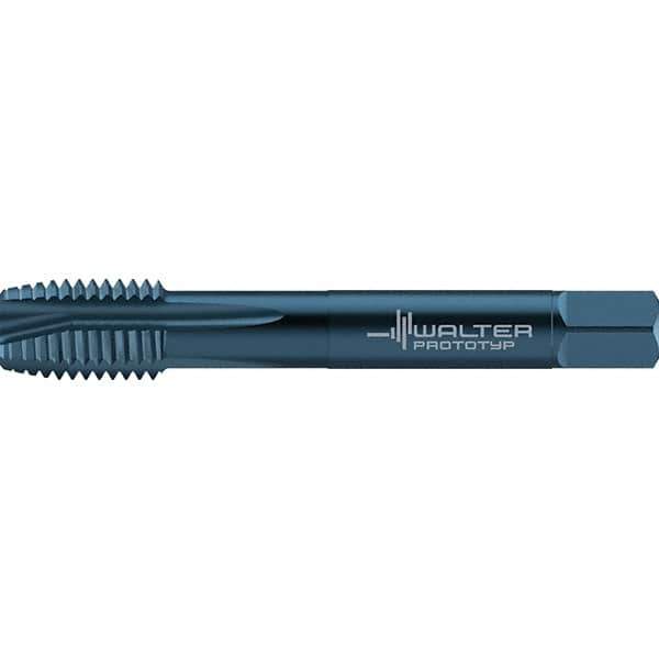 Walter-Prototyp - 3/4-10 UNC 4 Flute 2B Plug Spiral Point Tap - High Speed Steel, Oxide Finish, Right Hand Thread, Series TC217 - Exact Industrial Supply