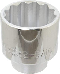 Proto - 2-9/16", 1" Drive, Standard Hand Socket - 12 Points, 4-1/8" OAL - Exact Industrial Supply